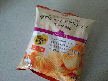 厚切りカットポテトチップス コンソメ味-1