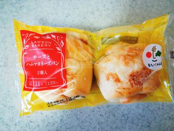 チーズとハムマヨネーズパン-1